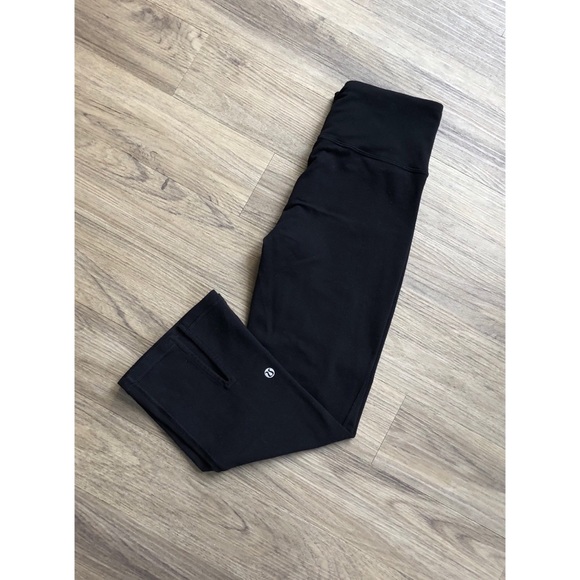 lululemon athletica Pants - Lululemon Slit Crop Leggings